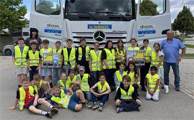 LKW-Projekt machte Station in der Volksschule Nickelsdorf