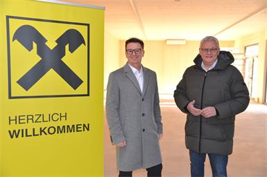 St. Georgen: Raiffeisen-Saal vor Fertigstellung