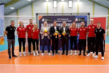 Volleyball-Nationalteams trainieren im Burgenland für European League