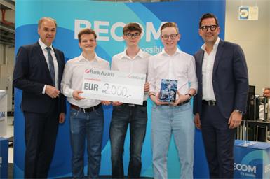 Roboterhund schnappte seinen drei Herrchen den BECOM Innovation Award