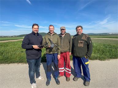 Gattendorf: Rehkitzrettung und PV-Monitoring aus einer Hand