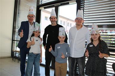 Vom Hochbeet und Insektenhotel in die Schulköche mit dem Sternekoch