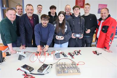 1.000 Euro für neue Technik in der Berufsschule Oberwart