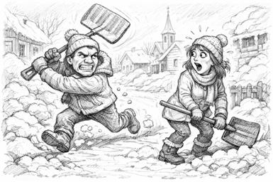 Schneeschaufel-Eklat: Familienstreit landete vor Gericht
