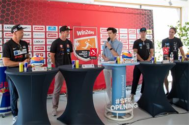 Top-Starter bei der Beach Volleyball Tour in Neusiedl am See