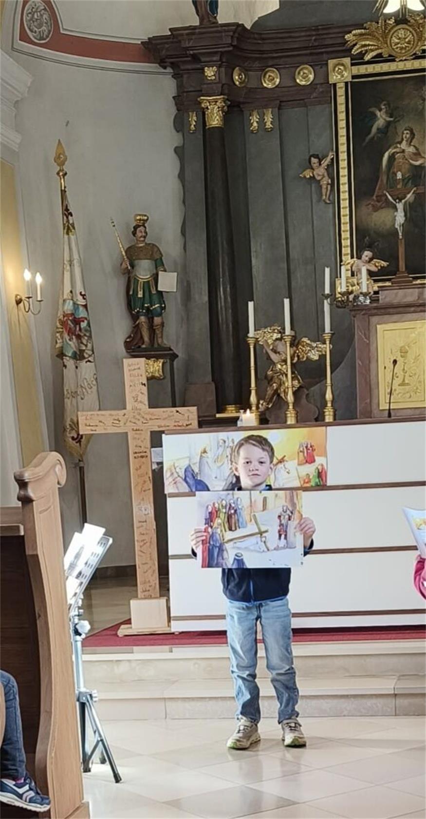 Kinderkreuzweg der Kolpingfamilie in Karl 