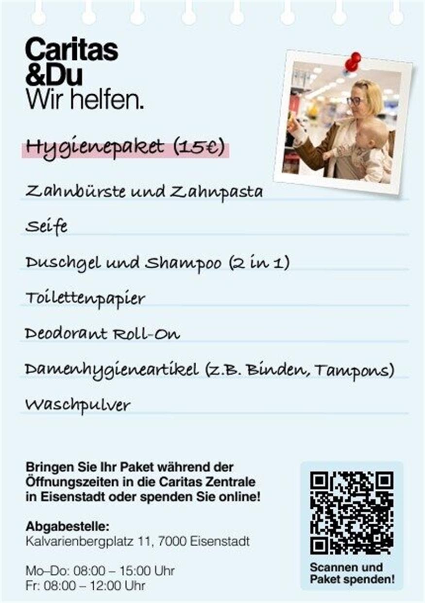 Die Caritas hilft: Gemeinsam werden 300 Lebensmittel-Pakete geschnürt 