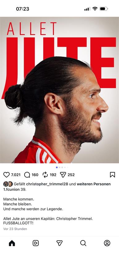 Nemeth stieg ins Training ein, Trimmel feierte den 39. Geburtstag