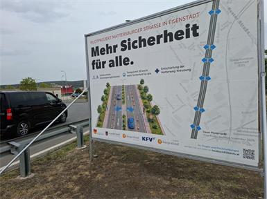 Achtung! Hier wird der Verkehr beruhigt
