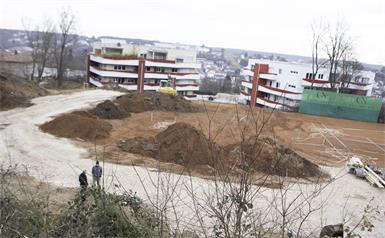 Baubeginn für den neuen Center Court in Oberpullendorf