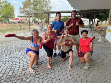 Kostenlose Fitnessangebote im Freibad kommen bestens an