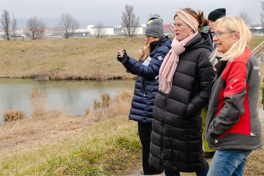 Erster Termin im neuen Amt führte Anja Haider-Wallner ins Biber-Revier 