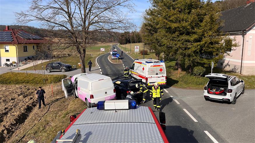 Crash an der Kreuzung 