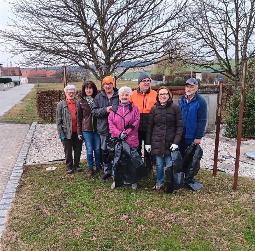 Gemeinsam für eine saubere Umwelt in der Gemeinde Großwarasdorf 
