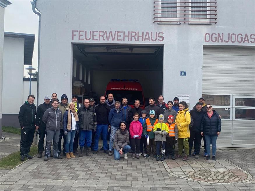 Gemeinsam für eine saubere Umwelt in der Gemeinde Großwarasdorf 