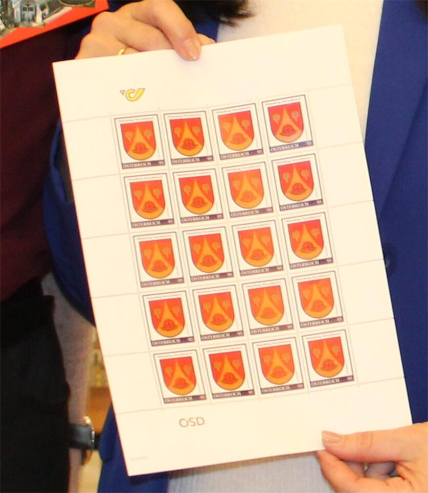 Oberloisdorf gibt's nun auch im Briefmarken-Format 
