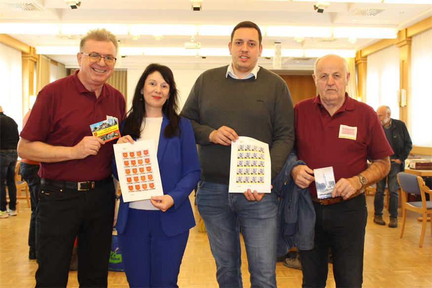 Oberloisdorf gibt's nun auch im Briefmarken-Format Oberloisdorf gibt's nun auch im Briefmarken-Format