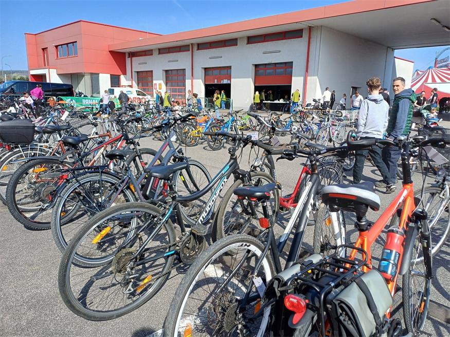 Großes Interesse am Fahrrad-Flohmarkt der Naturfreunde in Eisenstadt 