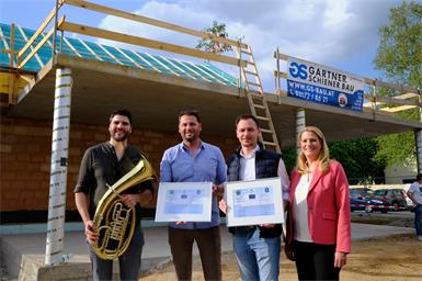 Musikheim Andau: Aufgespielt zur Gleichenfeier