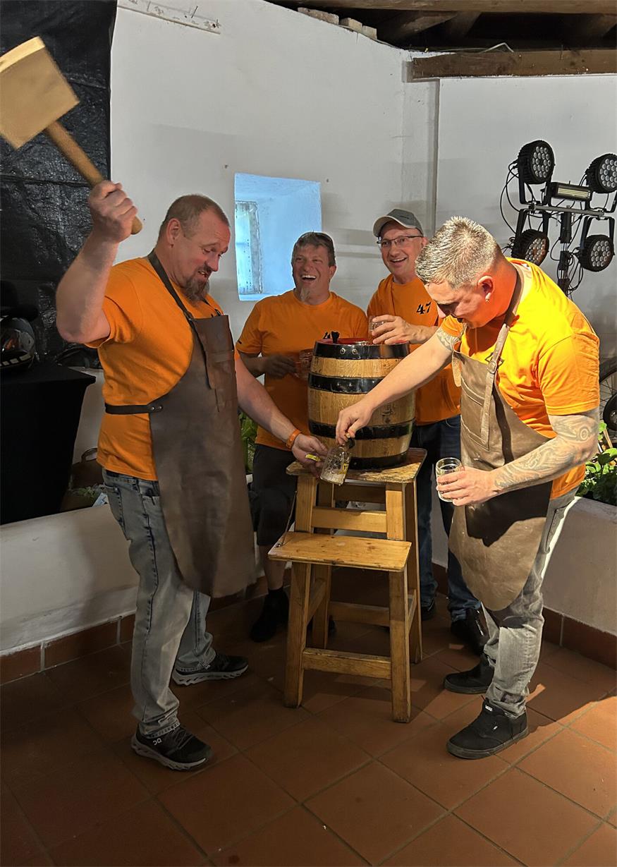 Der Motorradstammtisch „Die Gänse“ feierte seinen 25-jähriges Jubiläum 