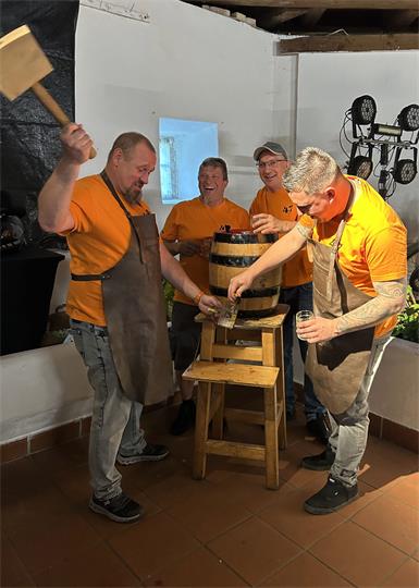 Der Motorradstammtisch „Die Gänse“ feierte seinen 25-jähriges Jubiläum