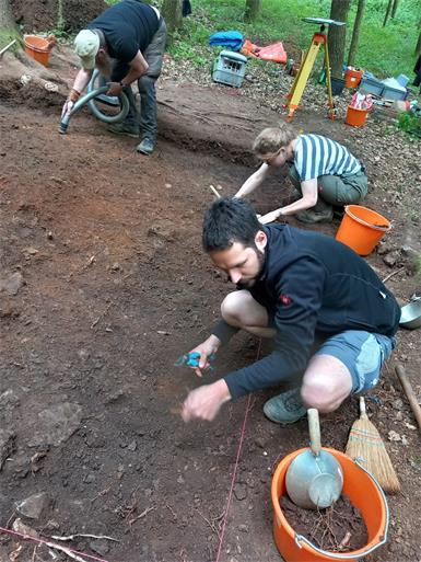 Rennofen aus der Eisenzeit in Tschurndorf entdeckt