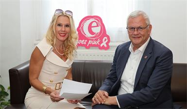 Eine Stadt bekennt Farbe: Eisenstadt goes Pink