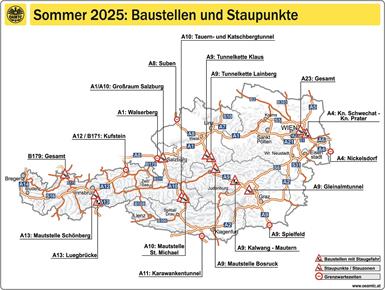 Ausblick auf den Sommerreiseverkehr, Staus sind wieder vorprogrammiert