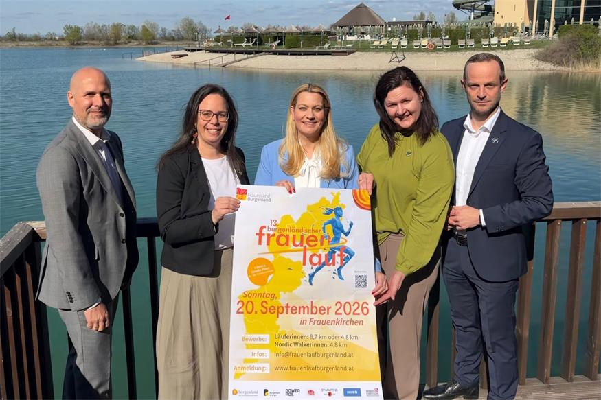 Bürgermeister Mag. Hannes Schmid, Resident Managerin Daniela Fritz, Landesrätin Daniela Winkler, Resident Managerin Elke Schmelzer und Geschäftsführer Martin Adelwöhrer