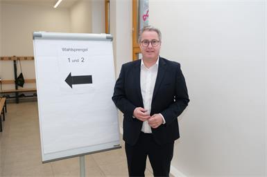 Bürgermeister und ÖVP-Klubobmann Markus Ulram zieht wieder in den Landtag ein.