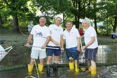 Christian Moser, Hannes Zingl, Valter Gashi und Ernst Imre. 