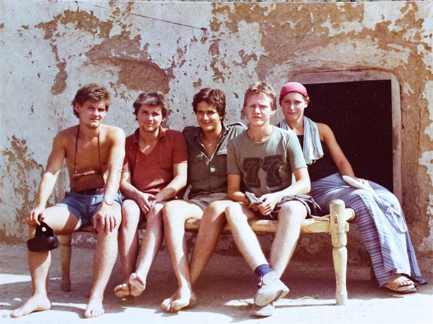 Coole Eisenstädter Jungs in den 70ern: Martin Nehrer, Reinhard Horvath, Gerhard Mayer und Erich Lunzer.