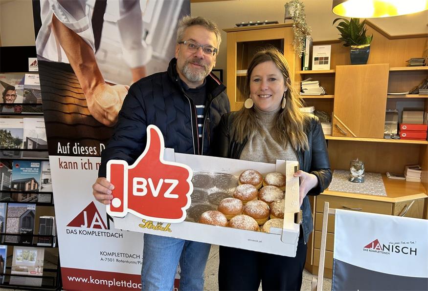 BVZ verteilte Faschingskrapfen