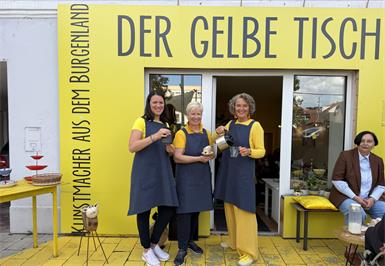 Dagmar Habeler, Sabine Kerstinger und Eva Ledl verführten mit ihrem Dessert.