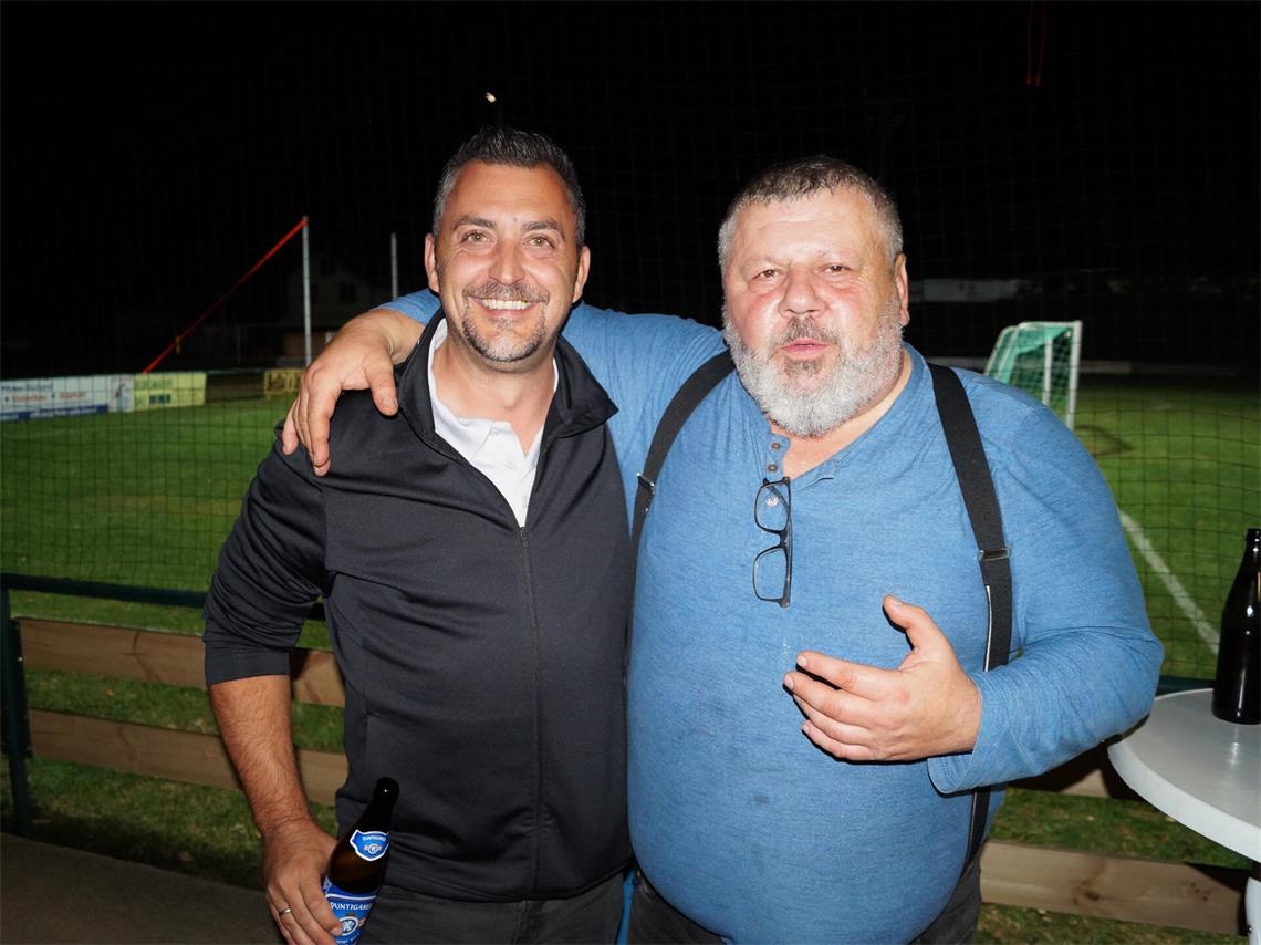 Daniel Hutter und Gerald Piller hatten viel Spaß.