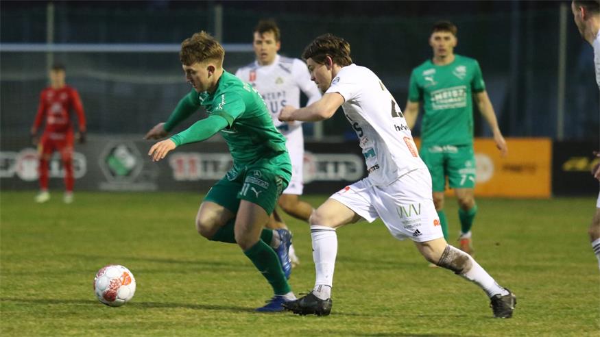 Daniel Markl (l.) traf beim 3:2-Sieg der Neusiedler gegen Krems im Doppelpack. 