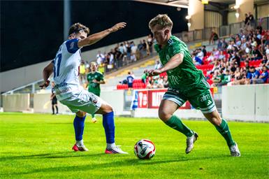 Daniel Markl (r.) war mit seinem Doppelpack gegen Wienerberg Matchwinner. 