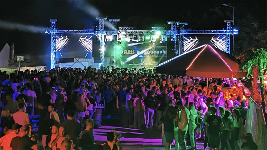 Das Areal der Sigleßer Beachparty "Sless".