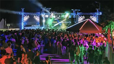 Das Areal der Sigleßer Beachparty "Sless".