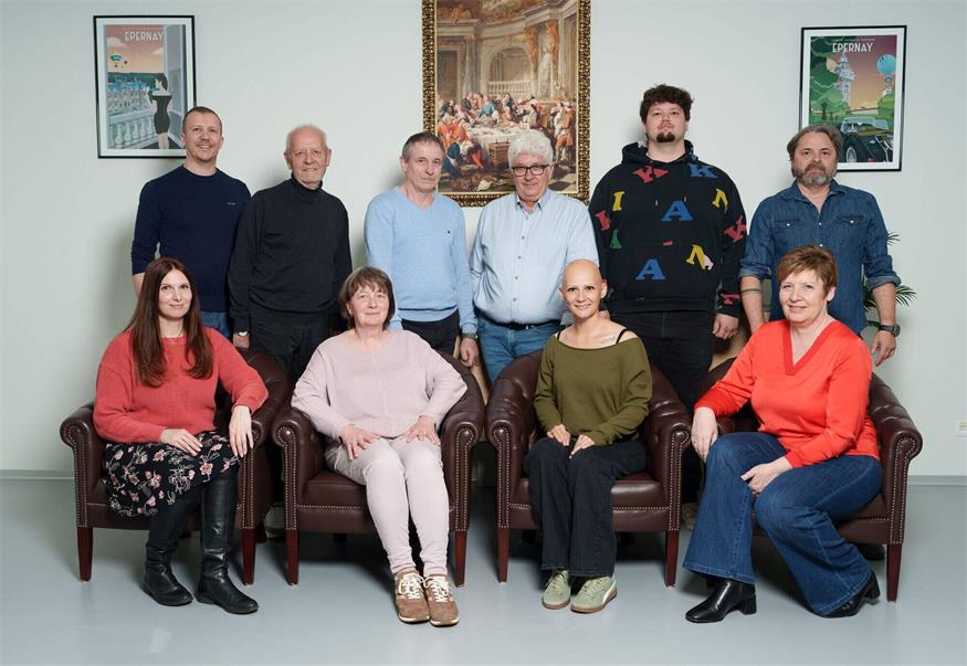 Das Ensemble des Theaterstadls Gattendorf 2026.