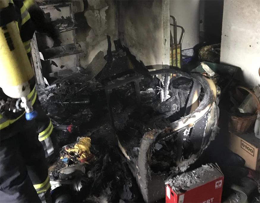 Das Feuer hatte in dem Einfamilienhaus erheblichen Sachschaden angerichtet.