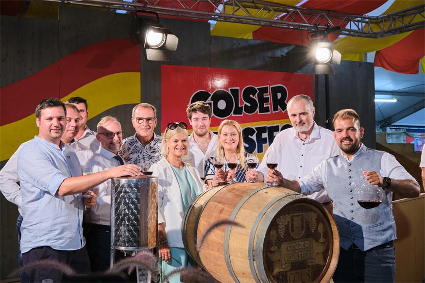 Das Golser Volksfest wurde am gestrigen Freitag feierlich eröffnet.