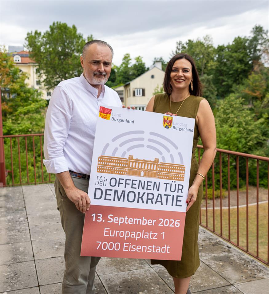 Das Land Burgenland und der Burgenländische Landtag laden am 13. September von 10 bis 16 Uhr zum „Tag der offenen Tür“ im Landhaus in Eisenstadt. Begangen wird dabei auch der „Tag der Demokratie“. Darüber hinaus können sich die Besucherinnen und Besucher ein Bild von den herausragenden Leistungen unserer Blaulichtorganisationen machen. Sowohl im als auch vor dem Landhaus wartet auf die Besucherinnen und Besucher ein umfangreiches Programm.