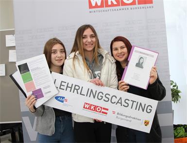 Das Lehrlingscasting geht am 30. Jänner in Jenenrsdorf übe
