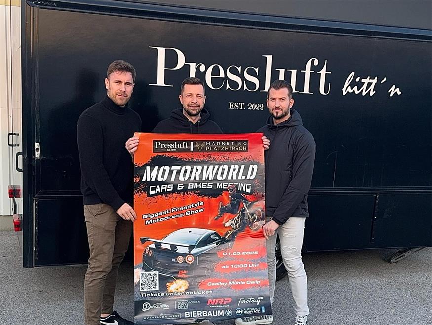 Das Pressluft-Team fiebert dem Highlight am 1. Mai bereits entgegen. 