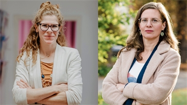 „Das Problem ist nicht fehlende Humorlosigkeit, sondern fehlender Respekt.“ Michaela Fassl von der Frauenberatung und Landeshauptmann-Stellvertreterin Anja Haider-Wallner (v.l.) weisen auf den ernsten Hintergrund geschmackloser Wortmeldungen hin. 