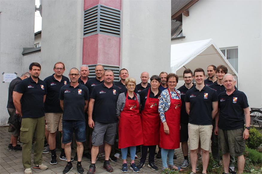 Das Team der Freiwilligen Feuerwehr Großwarasdorf rund um Kommandant Georg Horvath freute sich über den gelungenen Wandertag.