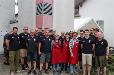 Das Team der Freiwilligen Feuerwehr Großwarasdorf rund um Kommandant Georg Horvath freute sich über den gelungenen Wandertag.