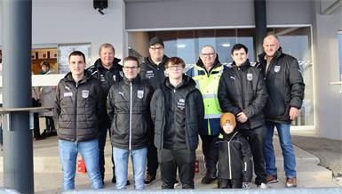 Das Team des Sportvereins Draßmarkt konnte bei der Silvesterparty viele Gäste begrüßen.