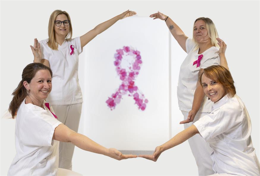 Das Team im Brustgesundheitszentrum  arbeitet fächerübergreifend.
